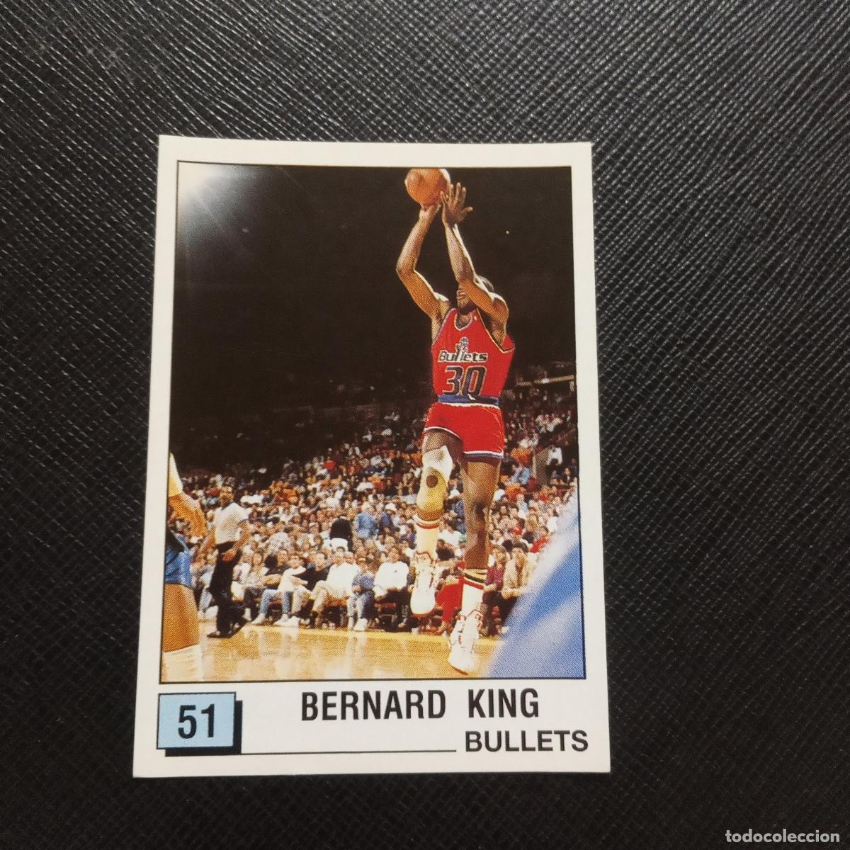 Coleccionismo deportivo: 51 BERNARD KING BULLETS PANINI 1990 BASKET NBA 90 CROMO BALONCESTO - SIN PEGAR - A53 PG46
