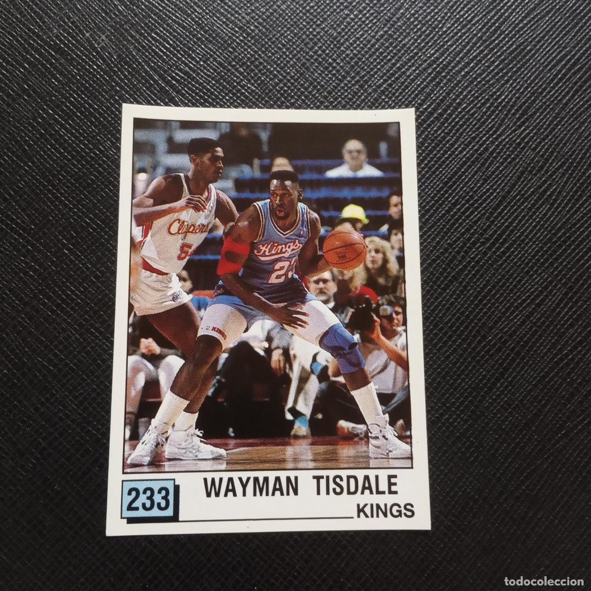 Coleccionismo deportivo: 233 WAYMAN TISDALE SUPERSONICS PANINI 1990 BASKET NBA 90 CROMO BALONCESTO - SIN PEGAR - A53 PG64