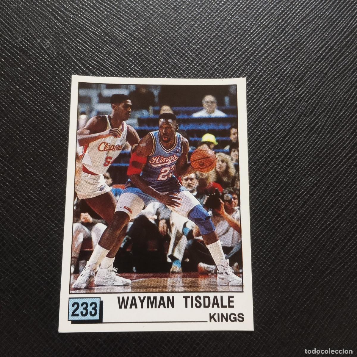 Coleccionismo deportivo: 233 WAYMAN TISDALE SUPERSONICS PANINI 1990 BASKET NBA 90 CROMO BALONCESTO - SIN PEGAR - A53 PG64 B