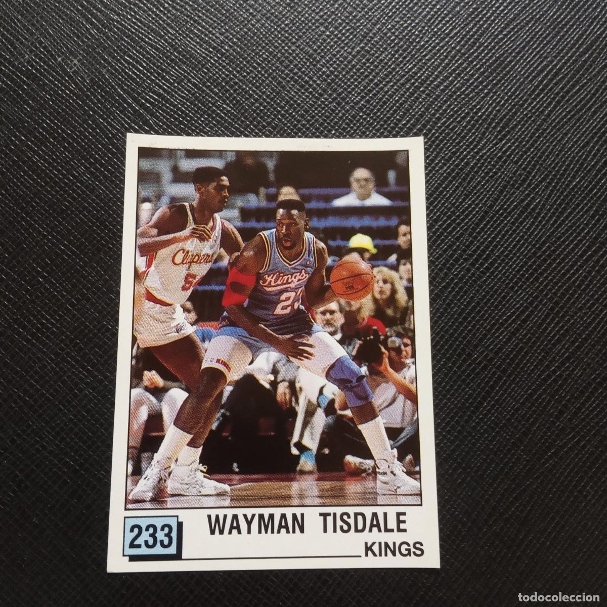 Sports collectibles: 233 WAYMAN TISDALE SUPERSONICS PANINI 1990 BASKET NBA 90 CROMO BALONCESTO - SIN PEGAR - A53 PG73