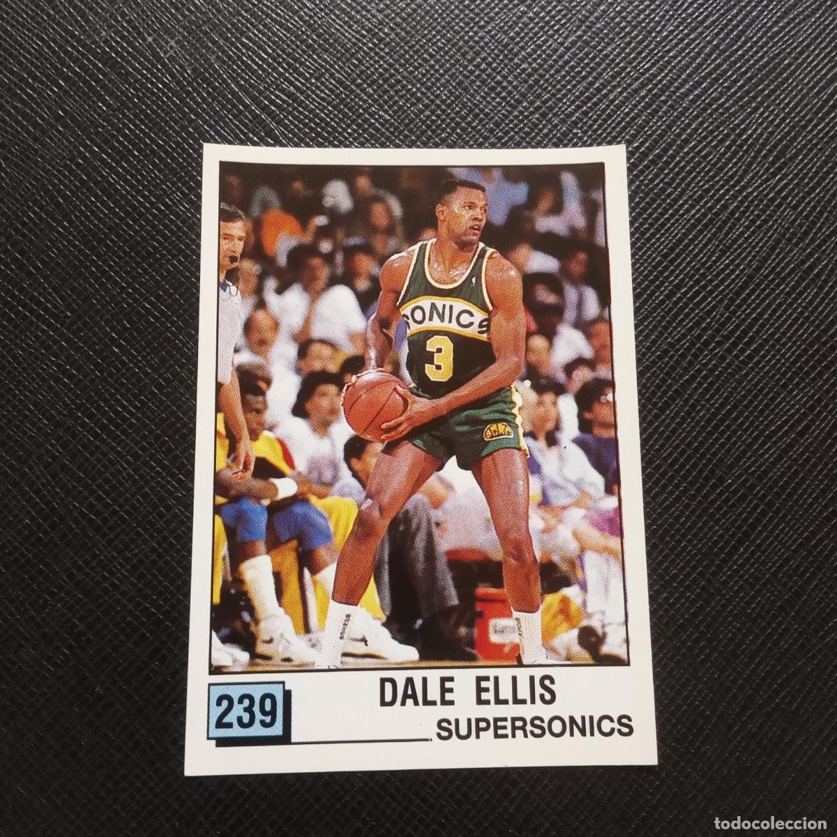 Coleccionismo deportivo: 239 DELE ELLIS SUPERSONICS PANINI 1990 BASKET NBA 90 CROMO BALONCESTO - SIN PEGAR - A53 PG82 B