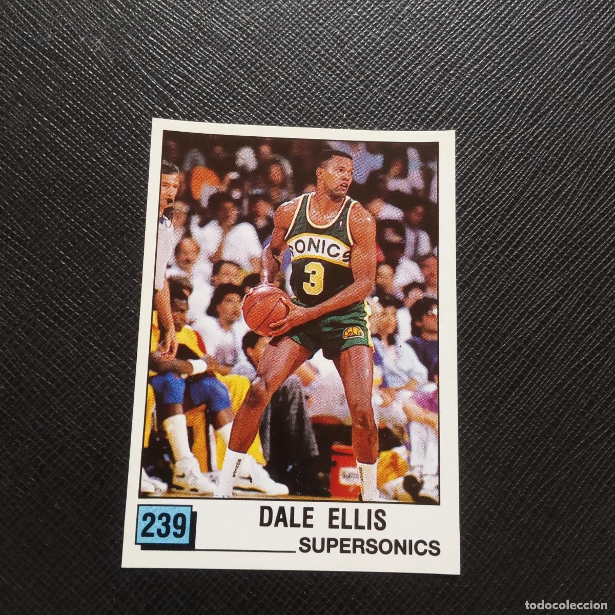 Coleccionismo deportivo: 239 DELE ELLIS SUPERSONICS PANINI 1990 BASKET NBA 90 CROMO BALONCESTO - SIN PEGAR - A53 PG109 B