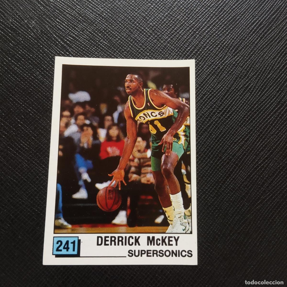 Coleccionismo deportivo: 241 DERRICK McKEY SUPERSONICS PANINI 1990 BASKET NBA 90 CROMO BALONCESTO - SIN PEGAR - A53 PG82