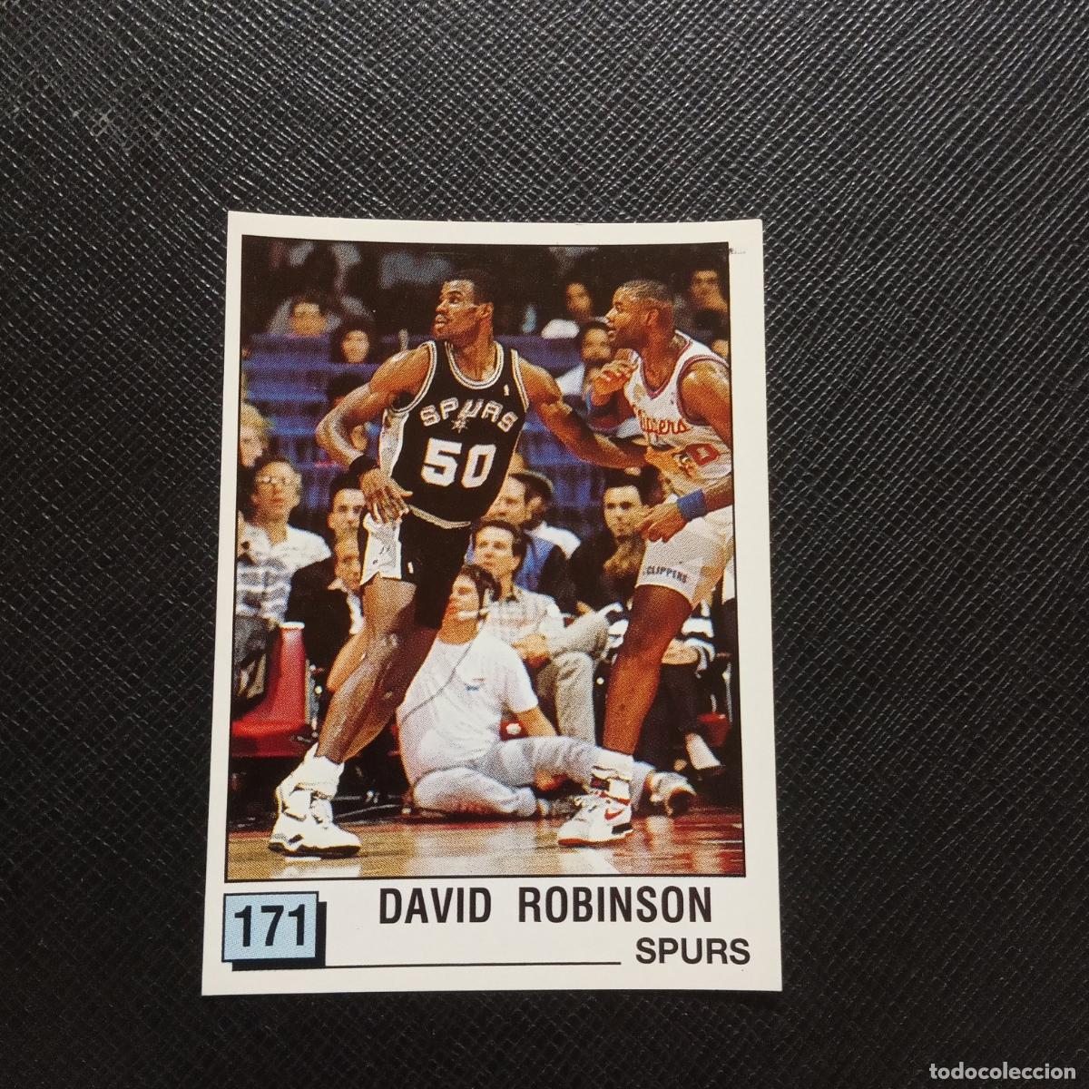 Coleccionismo deportivo: 171 DAVID ROBINSON SPURS PANINI 1990 BASKET NBA 90 CROMO BALONCESTO - SIN PEGAR - A53 PG109 B