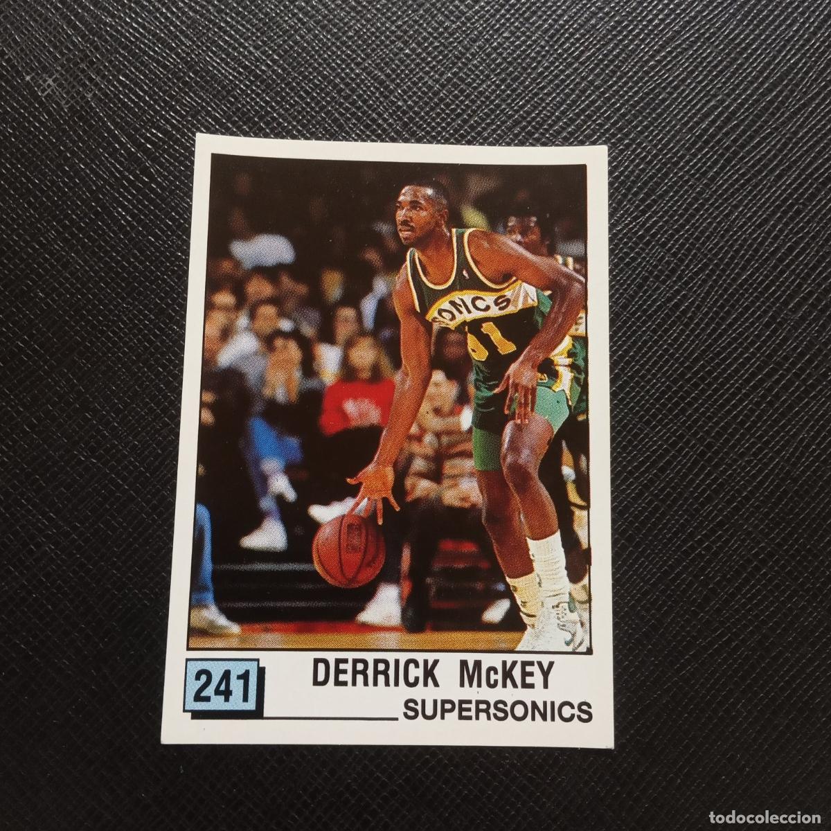 Sports collectibles: 241 DERRICK McKEY SUPERSONICS PANINI 1990 BASKET NBA 90 CROMO BALONCESTO - SIN PEGAR - A53 PG109