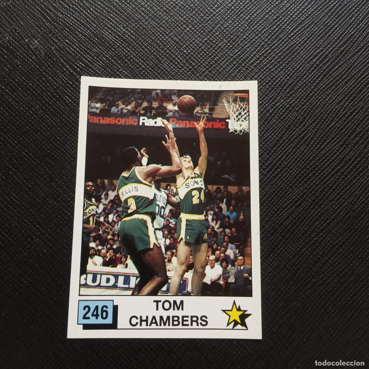 Collezionismo sportivo: 246 TOM CHAMBERS PANINI 1990 BASKET NBA 90 CROMO BALONCESTO - SIN PEGAR - A53 PG145 B