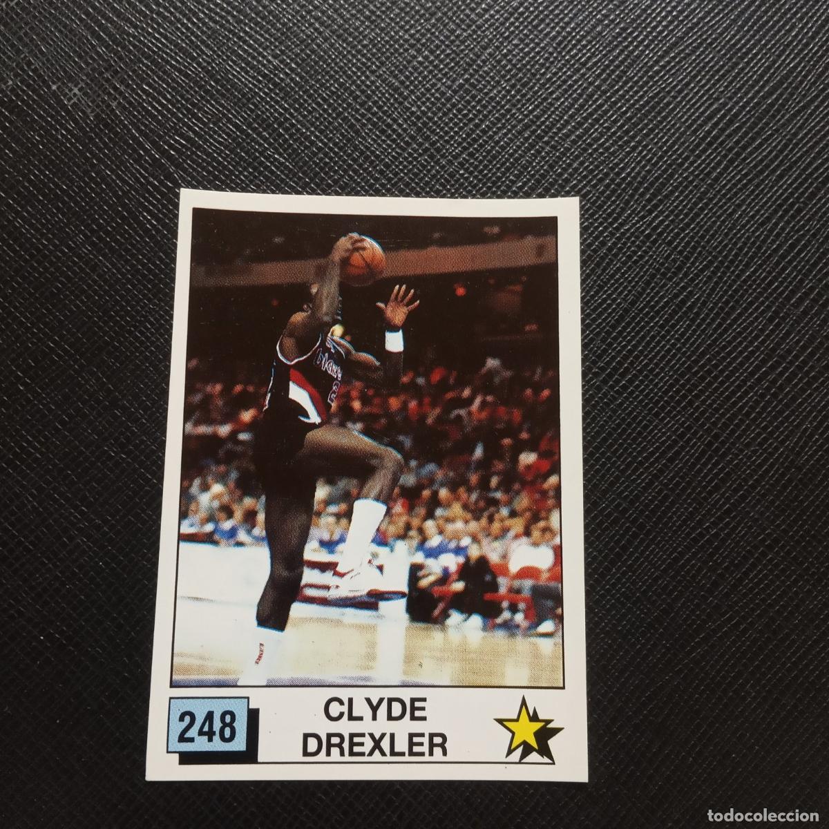 Collezionismo sportivo: 248 CLYDE DREXLER PANINI 1990 BASKET NBA 90 CROMO BALONCESTO - SIN PEGAR - A53 PG154