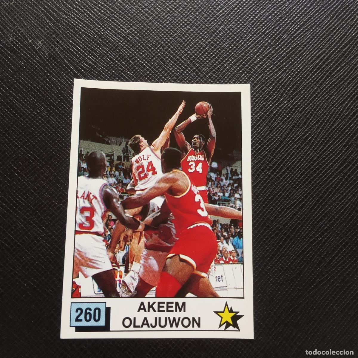 Sammelleidenschaft Sport: 260 AKEEM OLAJUWON PANINI 1990 BASKET NBA 90 CROMO BALONCESTO - SIN PEGAR - A53 PG154
