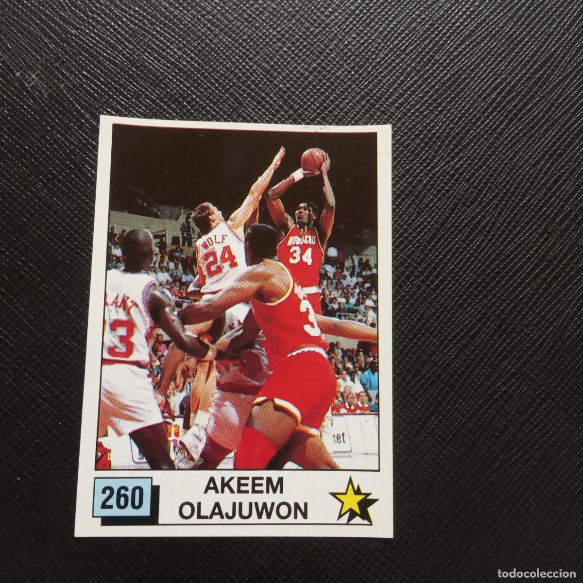 Sammelleidenschaft Sport: 260 AKEEM OLAJUWON PANINI 1990 BASKET NBA 90 CROMO BALONCESTO - SIN PEGAR - A53 PG154 B