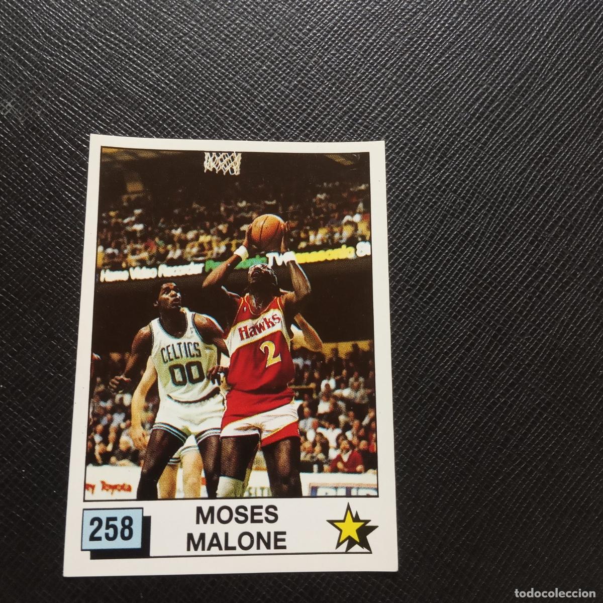 Coleccionismo deportivo: 258 MOSES MALONE PANINI 1990 BASKET NBA 90 CROMO BALONCESTO - SIN PEGAR - A53 PG163 B