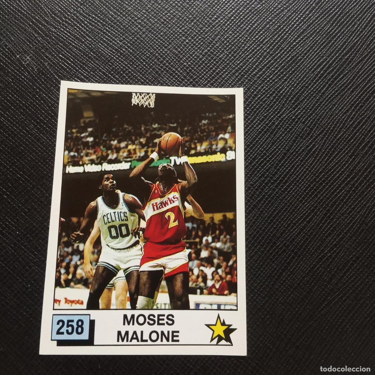 Coleccionismo deportivo: 258 MOSES MALONE PANINI 1990 BASKET NBA 90 CROMO BALONCESTO - SIN PEGAR - A53 PG136