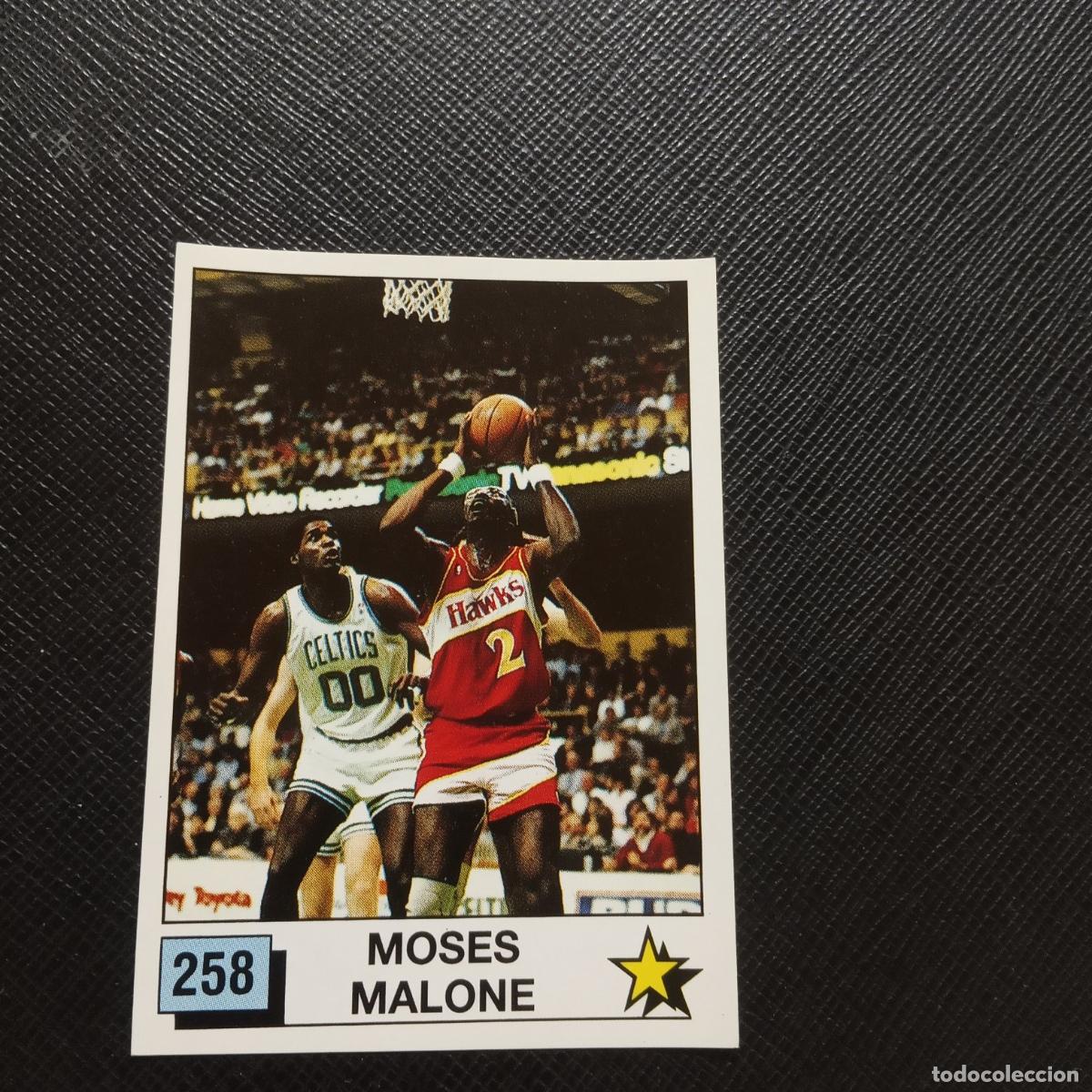 Coleccionismo deportivo: 258 MOSES MALONE PANINI 1990 BASKET NBA 90 CROMO BALONCESTO - SIN PEGAR - A53 PG136 B