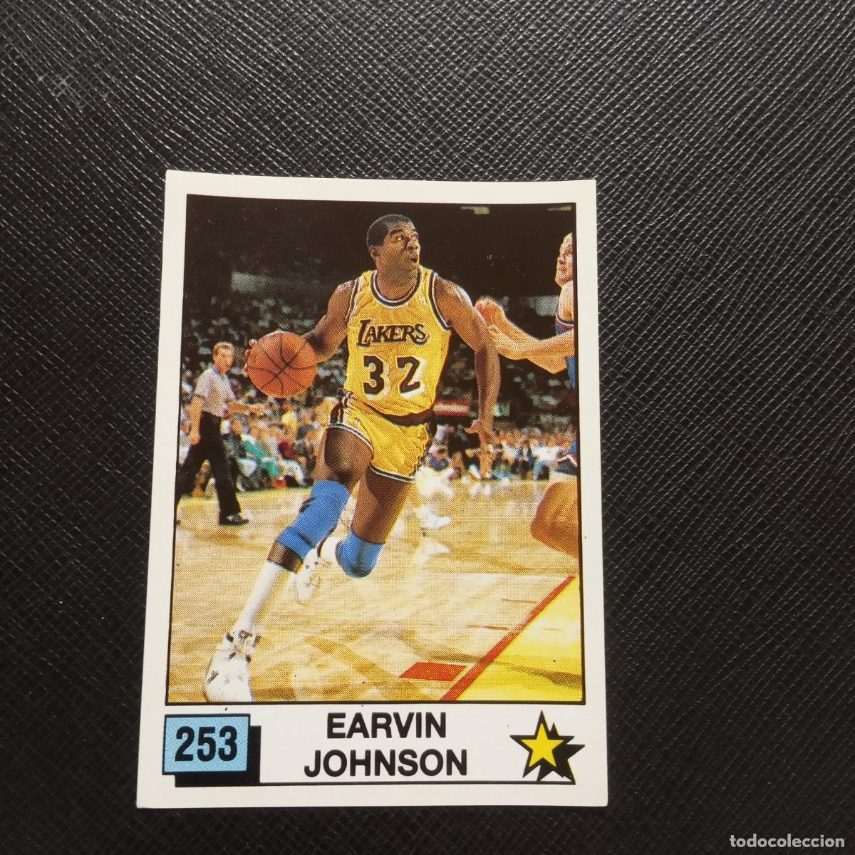Coleccionismo deportivo: 253 EARVIN JOHNSON PANINI 1990 BASKET NBA 90 CROMO BALONCESTO - SIN PEGAR - A53 PG181