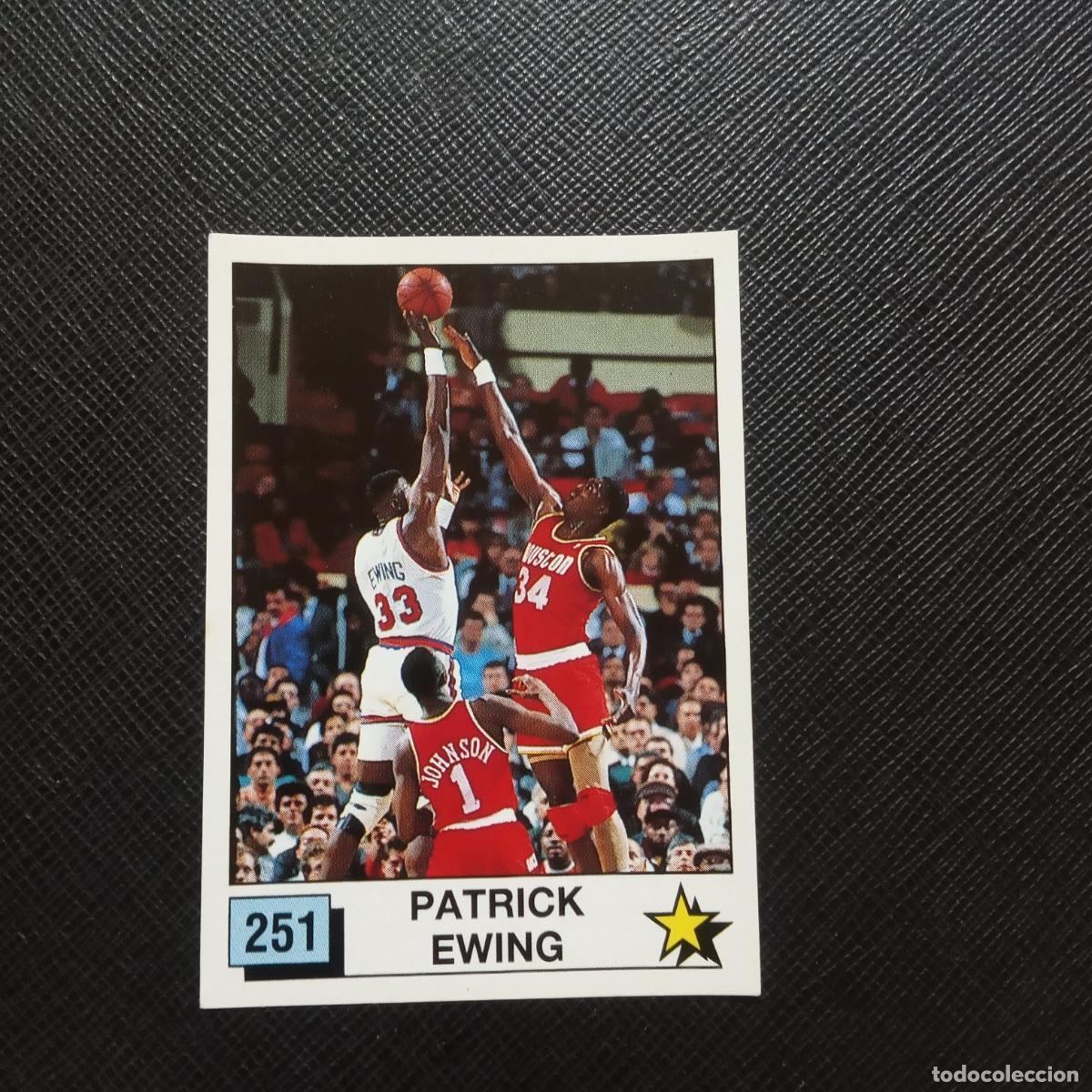Coleccionismo deportivo: 251 PATRICK EWING PANINI 1990 BASKET NBA 90 CROMO BALONCESTO - SIN PEGAR - A53 PG181 B