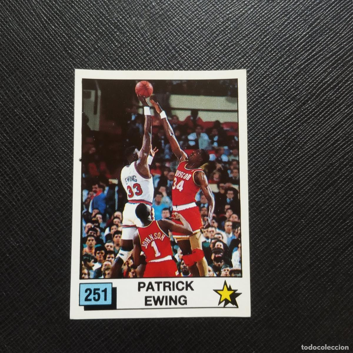 Coleccionismo deportivo: 251 PATRICK EWING PANINI 1990 BASKET NBA 90 CROMO BALONCESTO - SIN PEGAR - A53 PG172