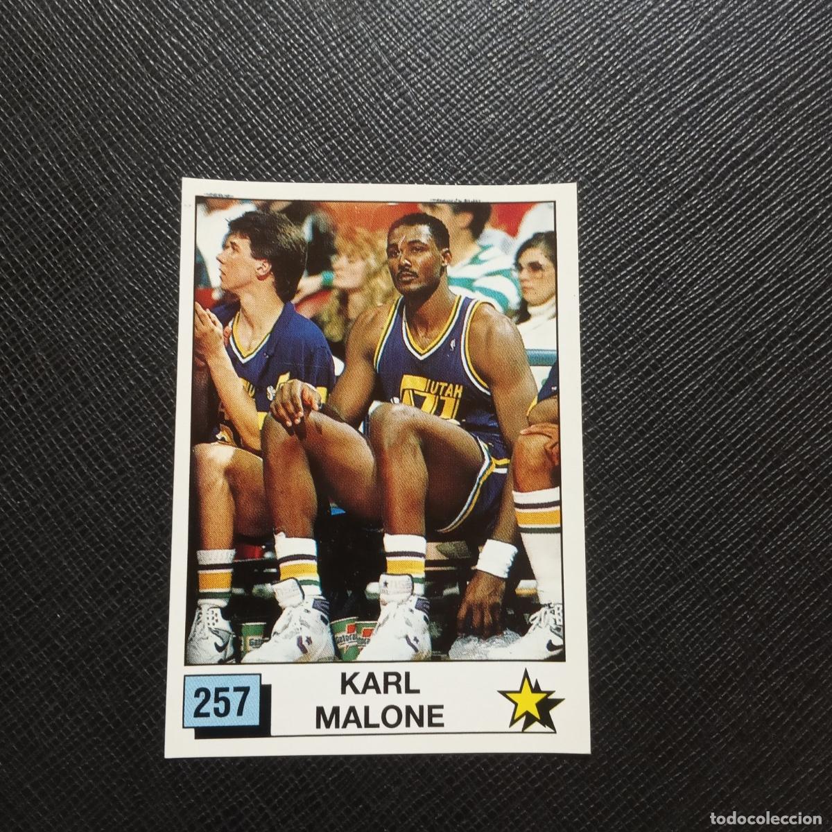 Coleccionismo deportivo: 257 KARL MALONE PANINI 1990 BASKET NBA 90 CROMO BALONCESTO - SIN PEGAR - A53 PG190 B