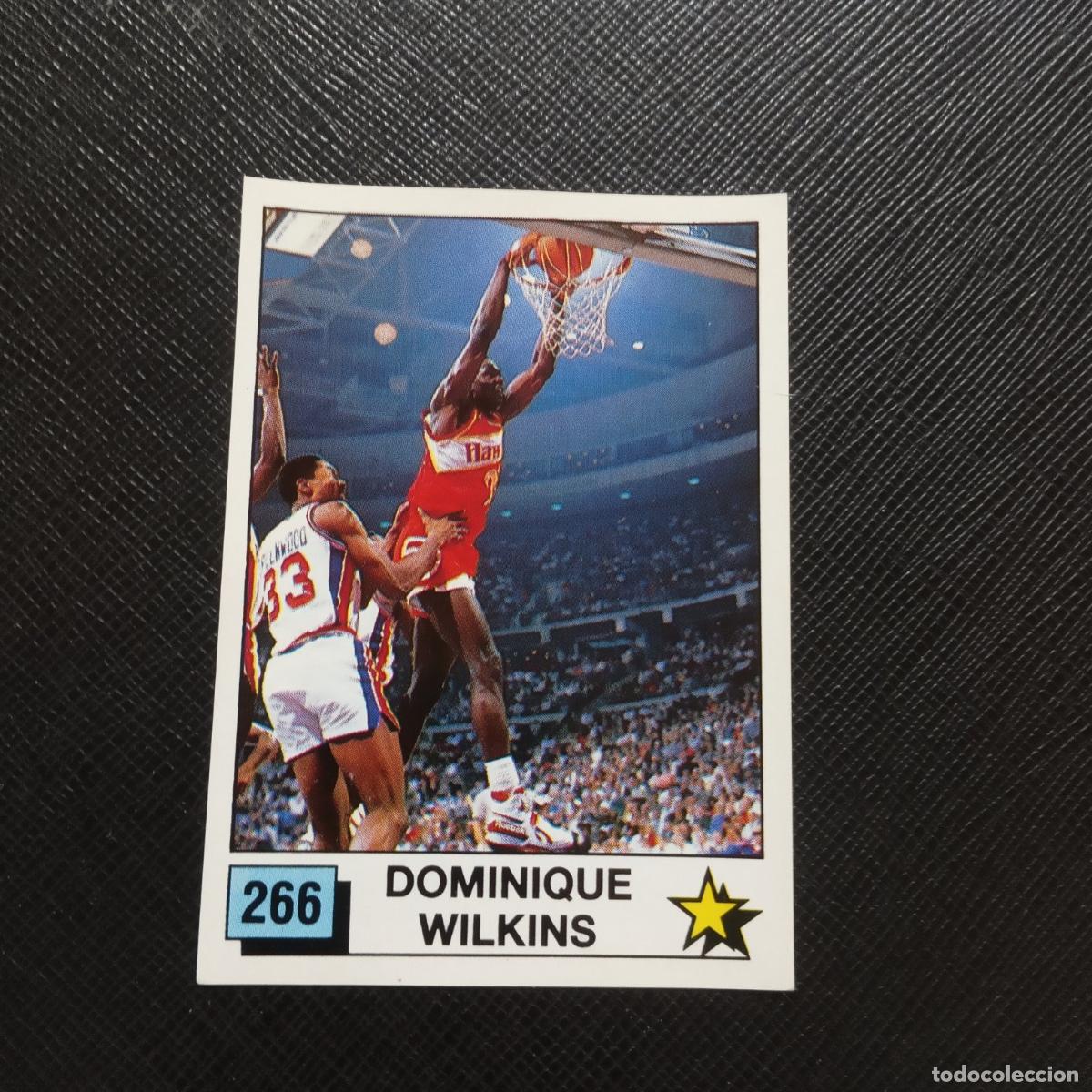 Coleccionismo deportivo: 266 DOMINIQUE WILKINS PANINI 1990 BASKET NBA 90 CROMO BALONCESTO - SIN PEGAR - A53 PG208