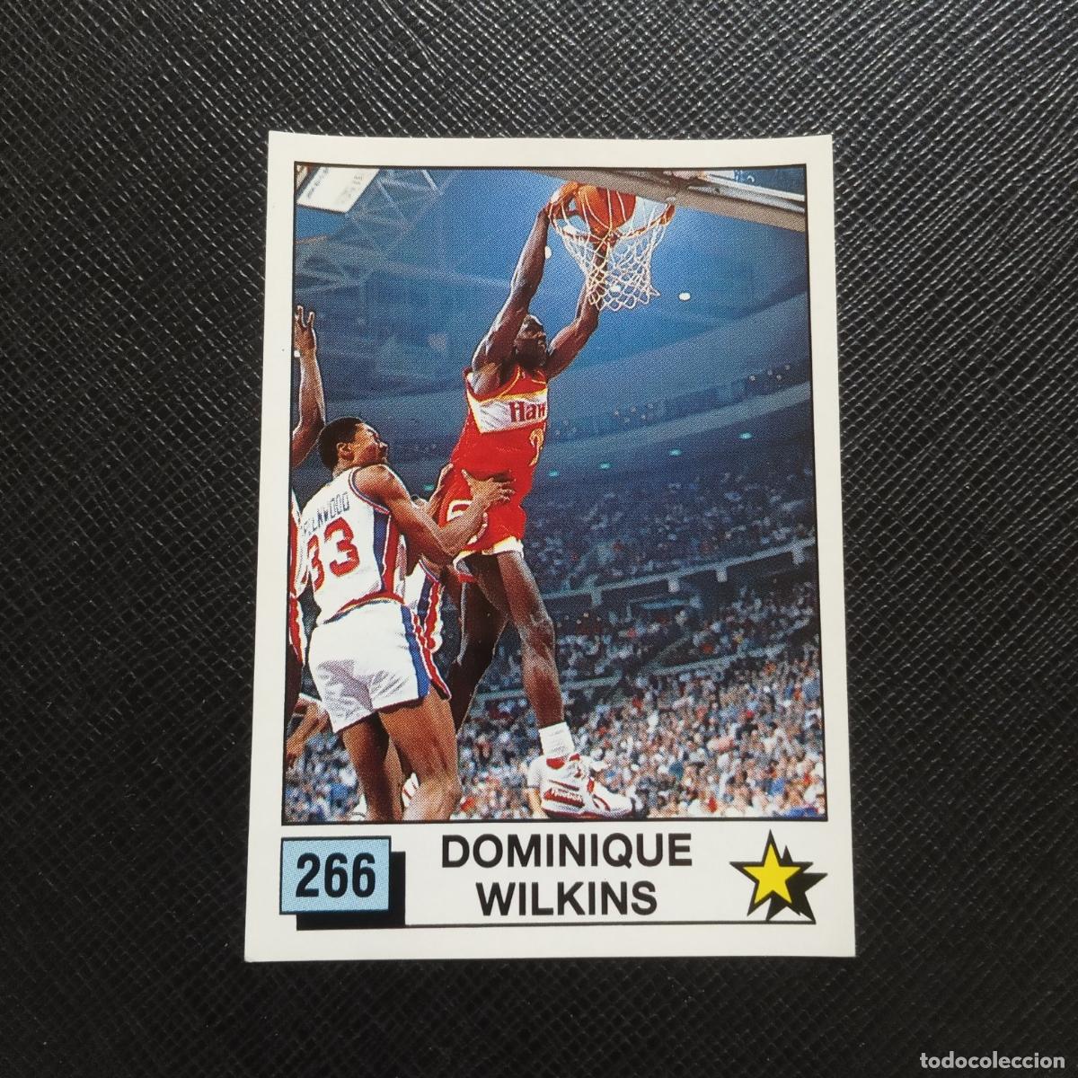 Coleccionismo deportivo: 266 DOMINIQUE WILKINS PANINI 1990 BASKET NBA 90 CROMO BALONCESTO - SIN PEGAR - A53 PG208 B