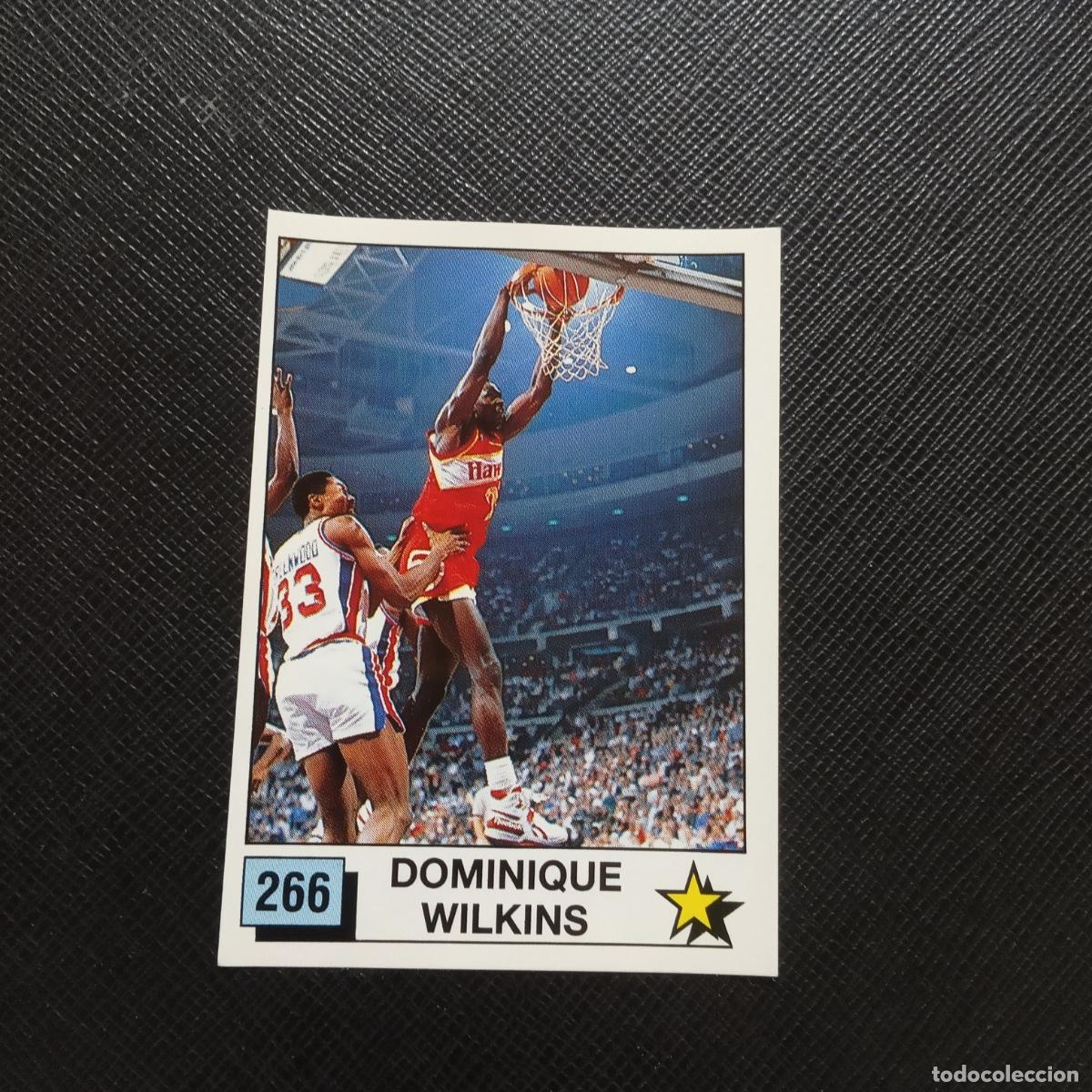 Sports collectibles: 266 DOMINIQUE WILKINS PANINI 1990 BASKET NBA 90 CROMO BALONCESTO - SIN PEGAR - A53 PG244
