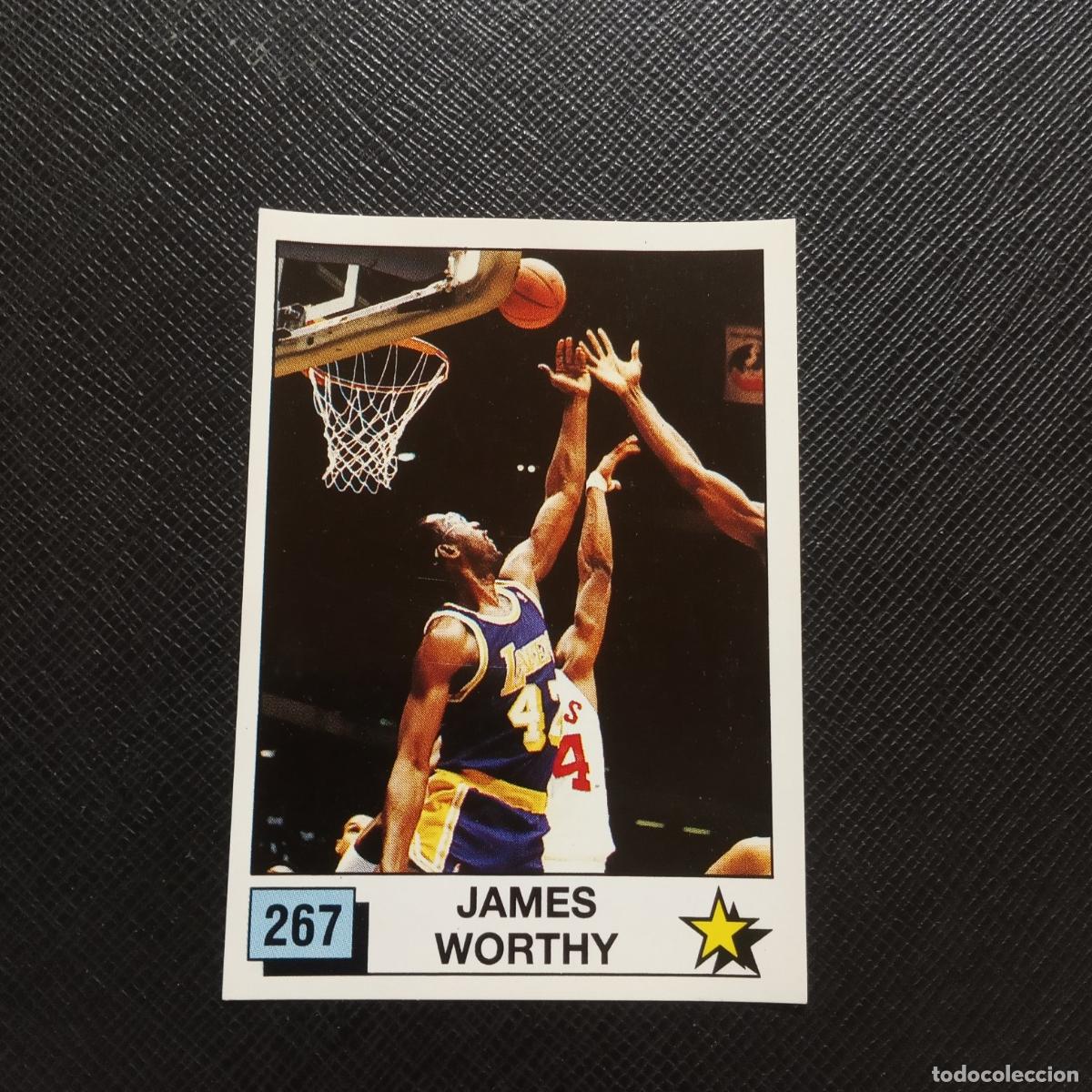 Sports collectibles: 267 JAMES WORTHY PANINI 1990 BASKET NBA 90 CROMO BALONCESTO - SIN PEGAR - A53 PG253