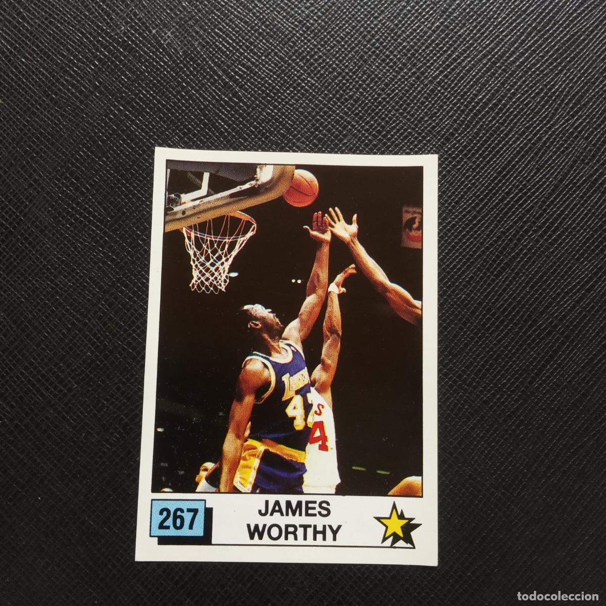 Sports collectibles: 267 JAMES WORTHY PANINI 1990 BASKET NBA 90 CROMO BALONCESTO - SIN PEGAR - A53 PG262 B