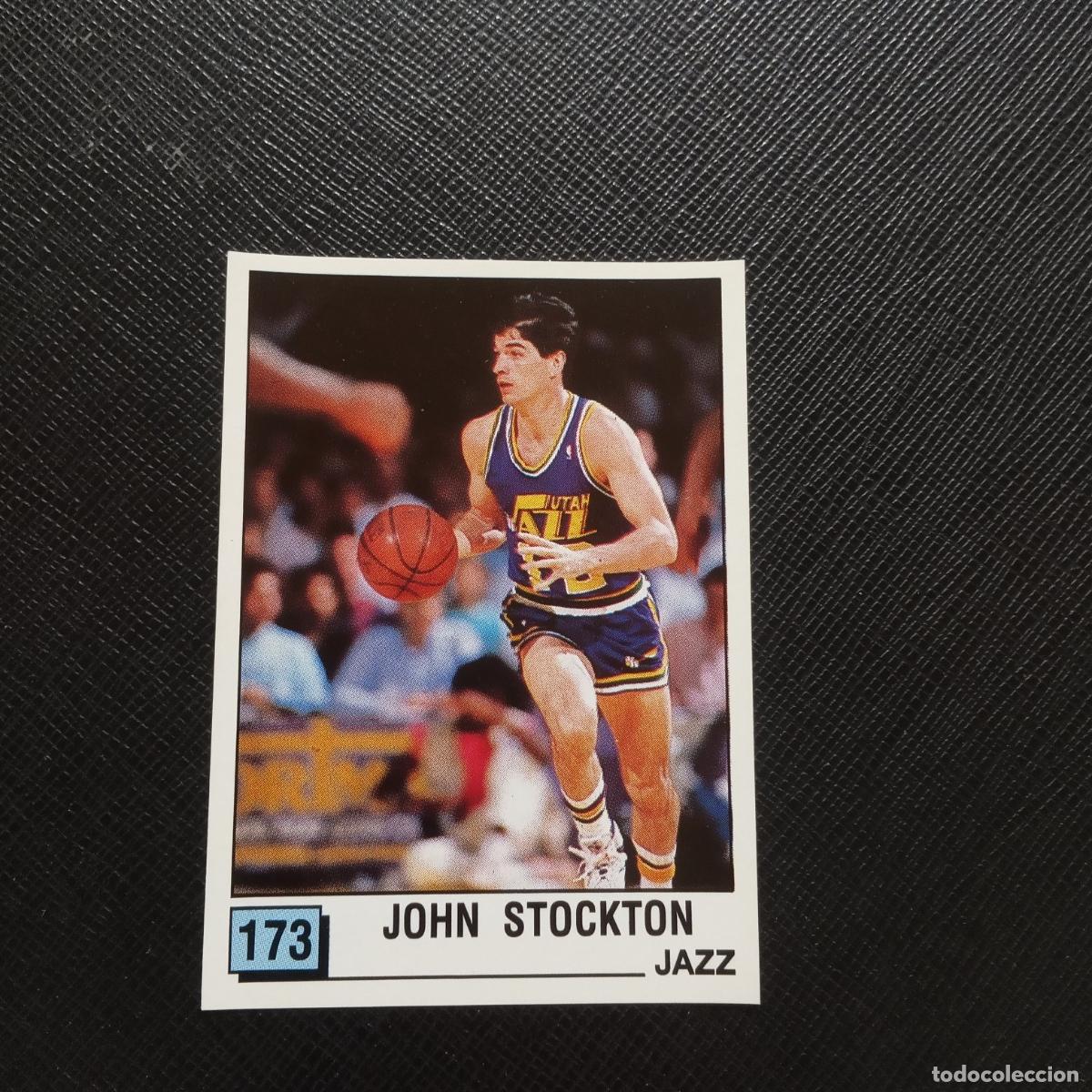 Coleccionismo deportivo: 173 JOHN STOCKTON JAZZ PANINI 1990 BASKET NBA 90 CROMO BALONCESTO - SIN PEGAR - A53 PG253 B