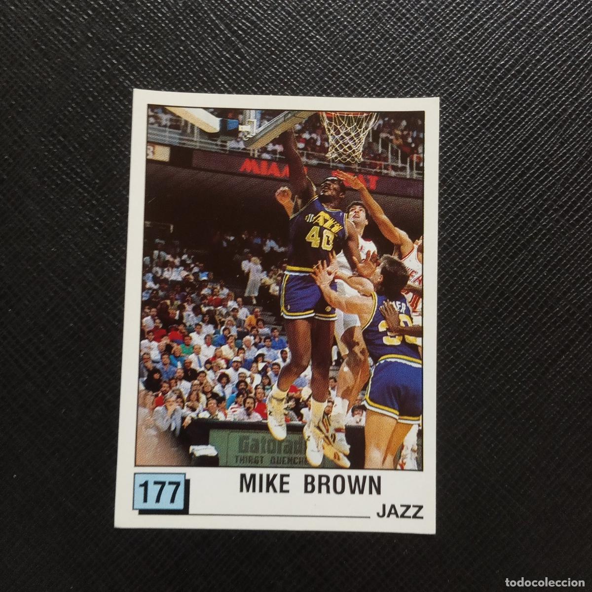 Coleccionismo deportivo: 177 MIKE BROWN JAZZ PANINI 1990 BASKET NBA 90 CROMO BALONCESTO - SIN PEGAR - A53 PG262