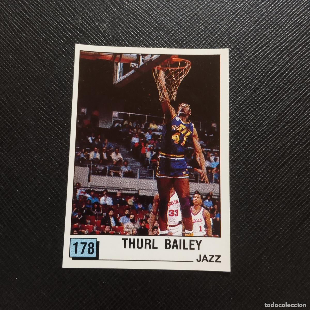 Coleccionismo deportivo: 178 THURL BAILEY JAZZ PANINI 1990 BASKET NBA 90 CROMO BALONCESTO - SIN PEGAR - A53 PG271