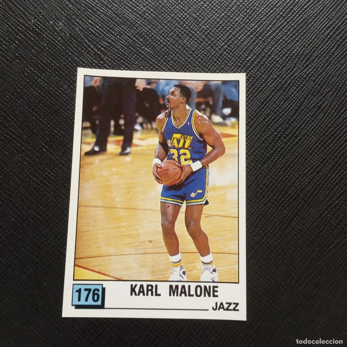 Coleccionismo deportivo: 176 KARL MALONE JAZZ PANINI 1990 BASKET NBA 90 CROMO BALONCESTO - SIN PEGAR - A53 PG289