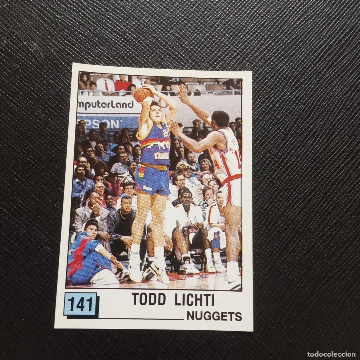 Coleccionismo deportivo: 141 TODD LICHTI NUGGETS PANINI 1990 BASKET NBA 90 CROMO BALONCESTO - SIN PEGAR - A53 PG298 B