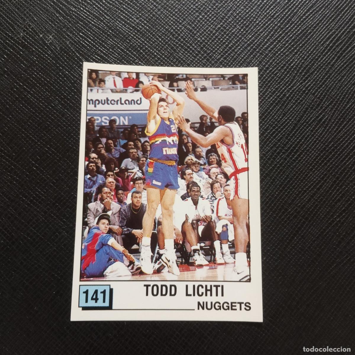Coleccionismo deportivo: 141 TODD LICHTI NUGGETS PANINI 1990 BASKET NBA 90 CROMO BALONCESTO - SIN PEGAR - A53 PG307 B