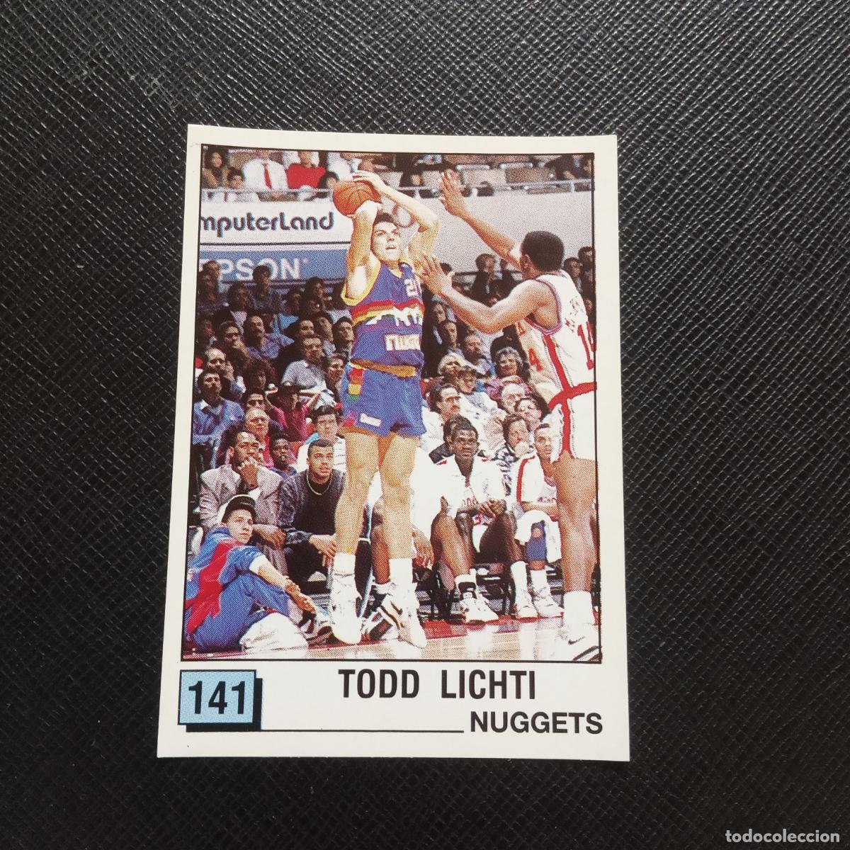 Coleccionismo deportivo: 141 TODD LICHTI NUGGETS PANINI 1990 BASKET NBA 90 CROMO BALONCESTO - SIN PEGAR - A53 PG316 B