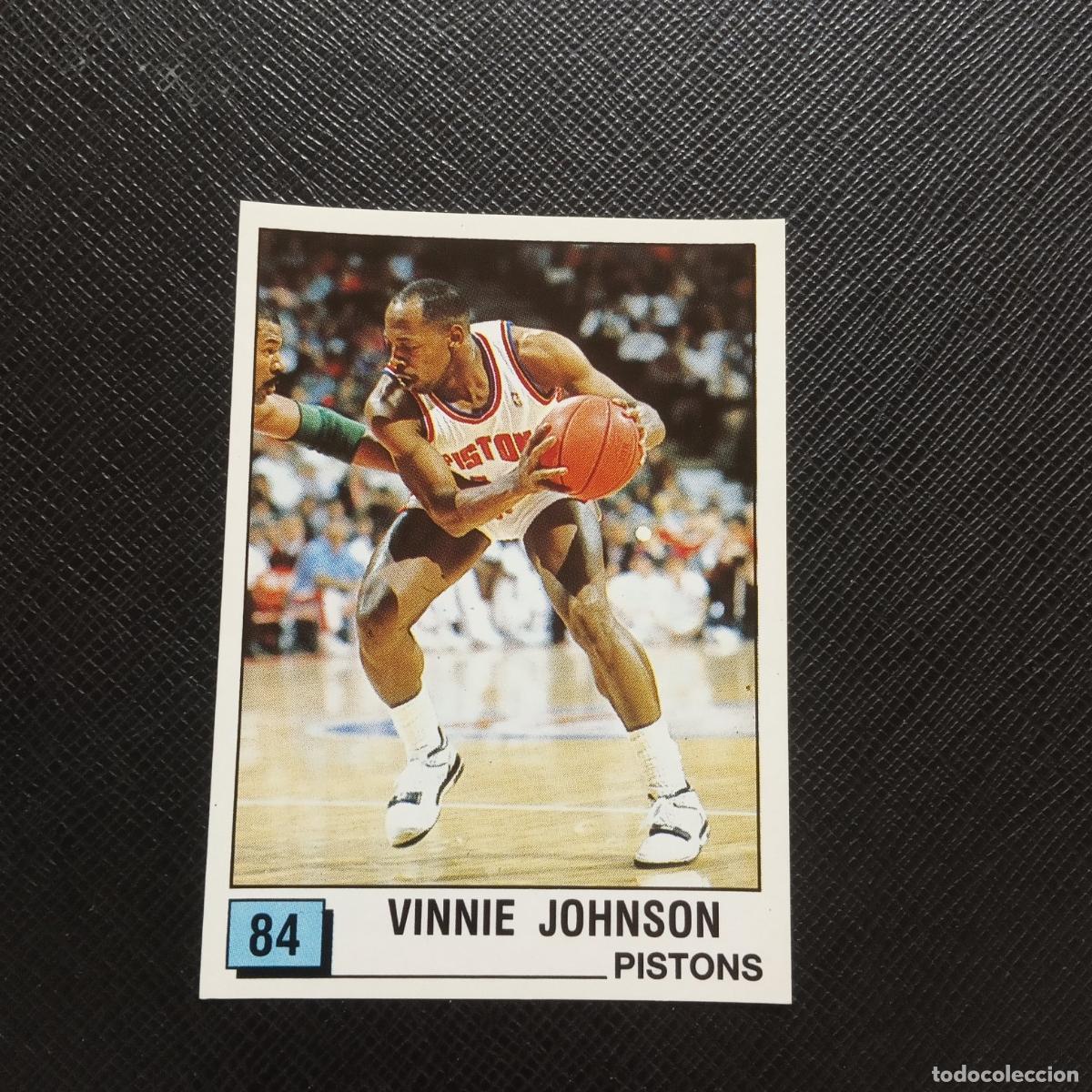 Coleccionismo deportivo: 84 VINNIE JOHNSON PISTONS PANINI 1990 BASKET NBA 90 CROMO BALONCESTO - SIN PEGAR - A53 PG298