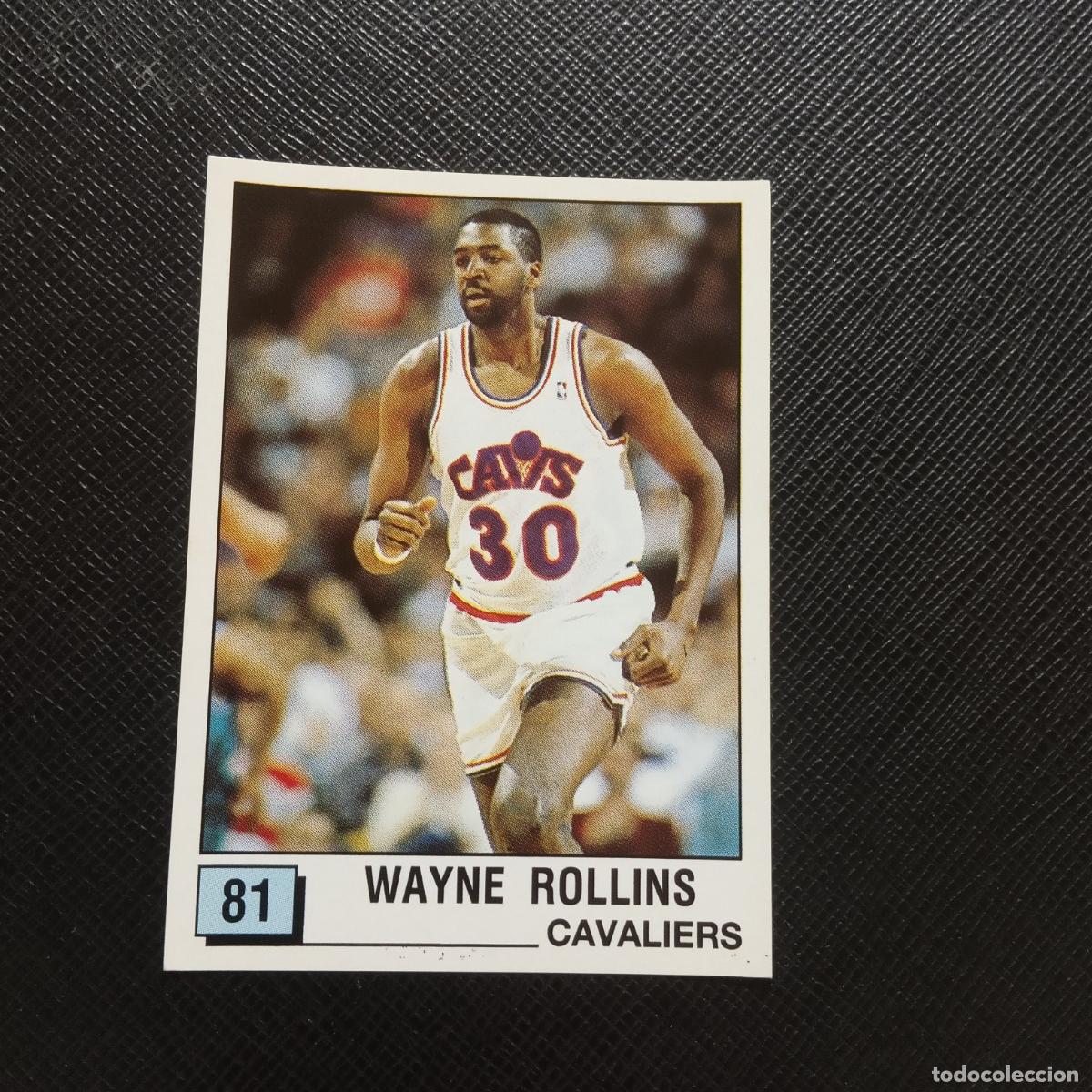 Coleccionismo deportivo: 81 WAYNE ROLLINS CAVALIERS PANINI 1990 BASKET NBA 90 CROMO BALONCESTO - SIN PEGAR - A53 PG298