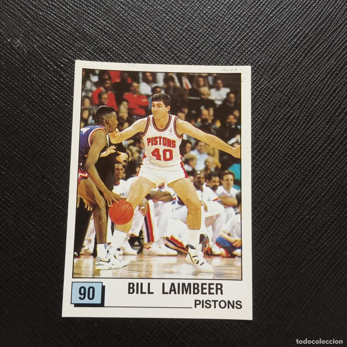 Coleccionismo deportivo: 90 BILL LAIMBEER PISTONS PANINI 1990 BASKET NBA 90 CROMO BALONCESTO - SIN PEGAR - A53 PG316 B