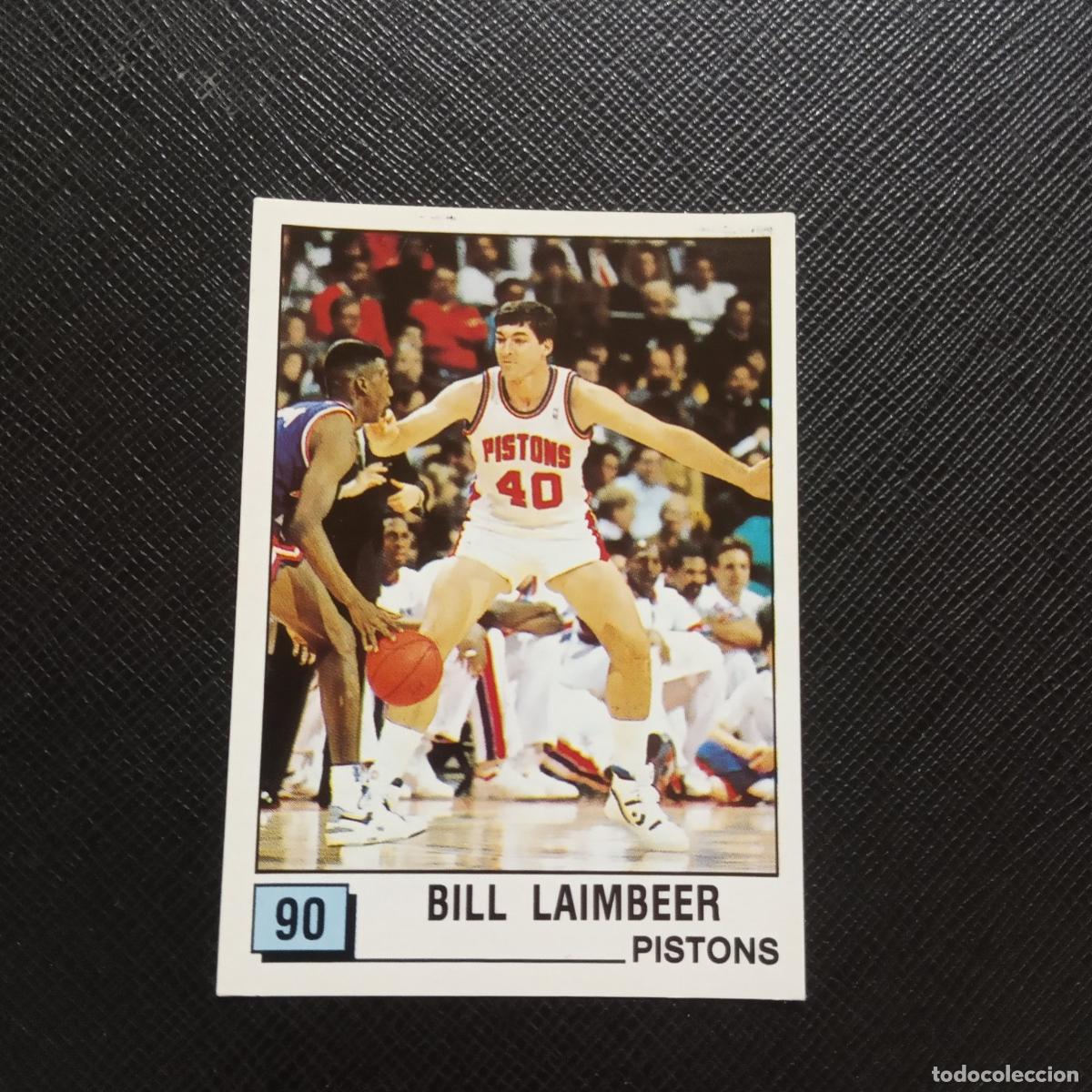 Coleccionismo deportivo: 90 BILL LAIMBEER PISTONS PANINI 1990 BASKET NBA 90 CROMO BALONCESTO - SIN PEGAR - A53 PG325