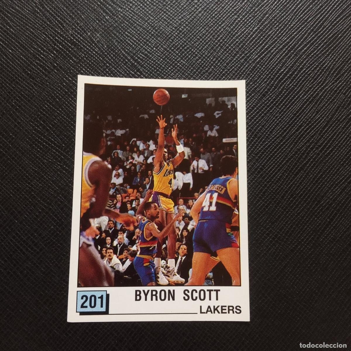 Coleccionismo deportivo: 201 BYRON SCOTT LAKERS PANINI 1990 BASKET NBA 90 CROMO BALONCESTO - SIN PEGAR - A53 PG334