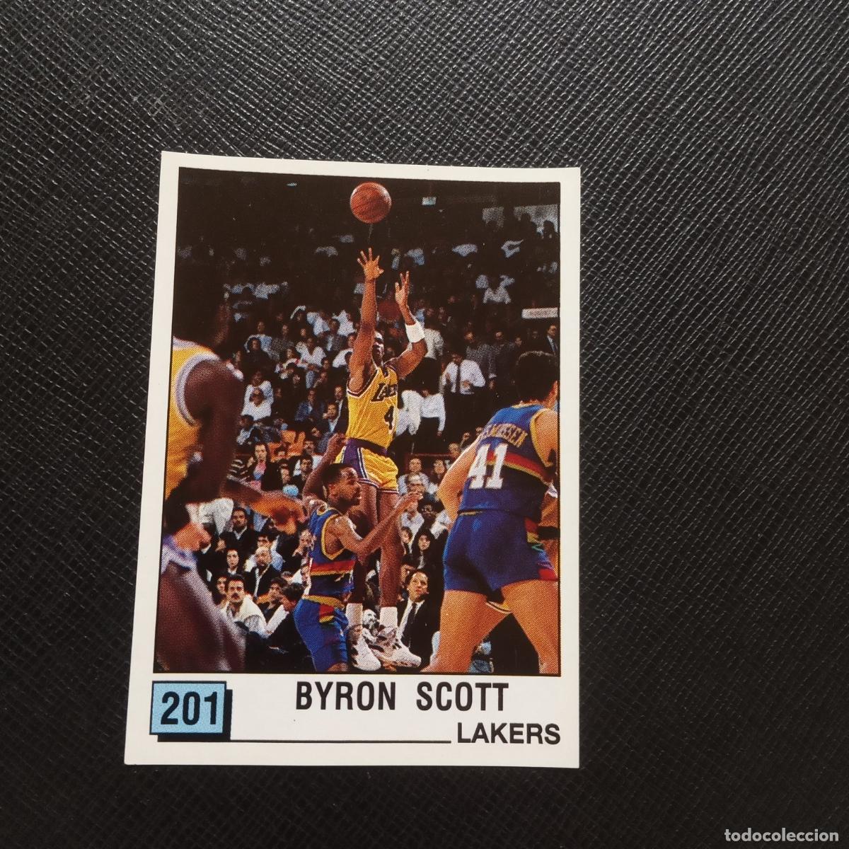 Coleccionismo deportivo: 201 BYRON SCOTT LAKERS PANINI 1990 BASKET NBA 90 CROMO BALONCESTO - SIN PEGAR - A53 PG343
