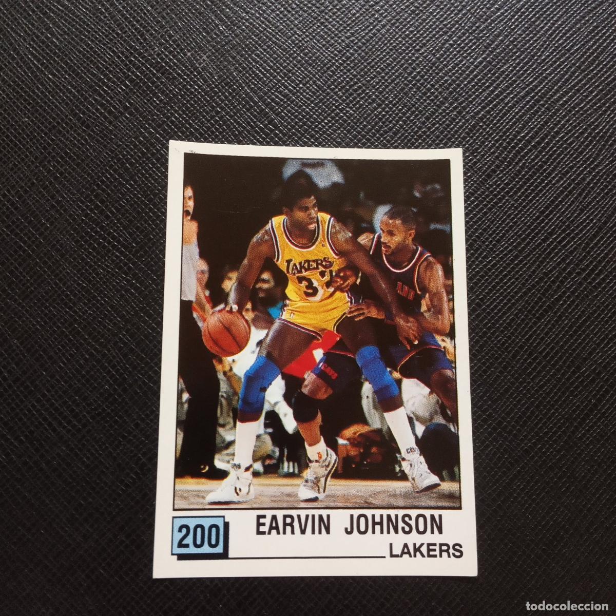Coleccionismo deportivo: 200 EARVIN JOHNSON LAKERS PANINI 1990 BASKET NBA 90 CROMO BALONCESTO - SIN PEGAR - A53 PG334