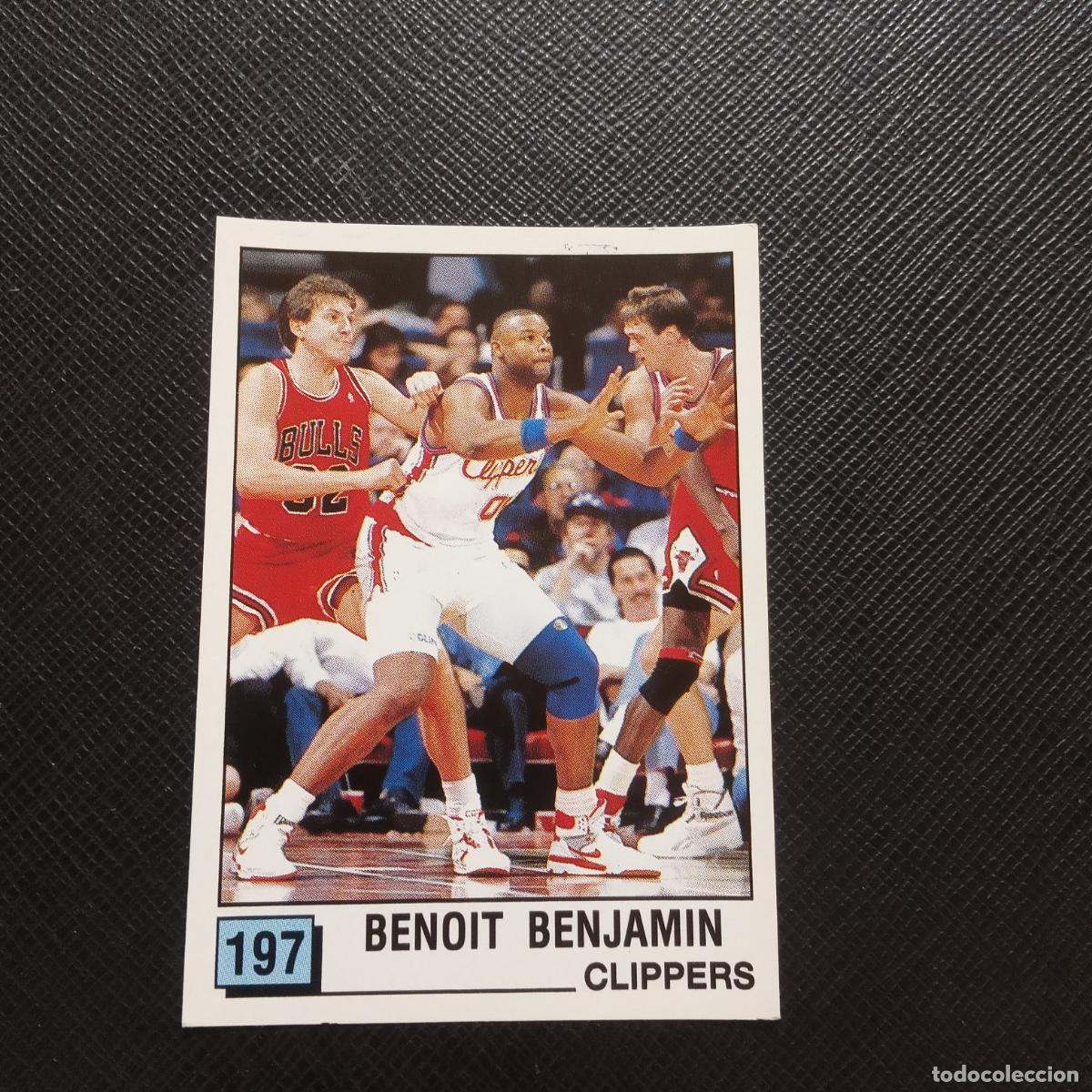 Coleccionismo deportivo: 197 BENOIT BENJAMIN CLIPPERS PANINI 1990 BASKET NBA 90 CROMO BALONCESTO - SIN PEGAR - A53 PG334