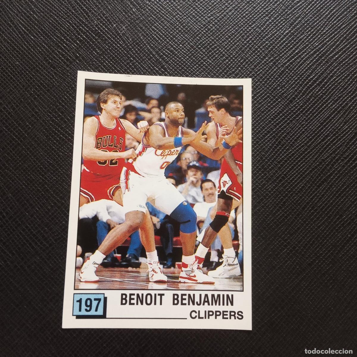 Coleccionismo deportivo: 197 BENOIT BENJAMIN CLIPPERS PANINI 1990 BASKET NBA 90 CROMO BALONCESTO - SIN PEGAR - A53 PG316
