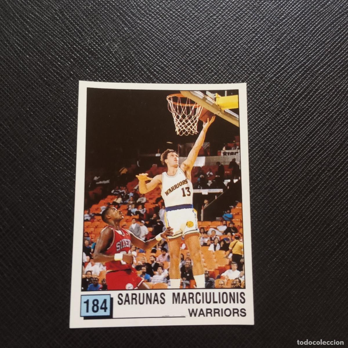 Sammelleidenschaft Sport: 184 SARUNAS MARCIULIONIS WARRIORS PANINI 1990 BASKET NBA 90 CROMO BALONCESTO SIN PEGAR - A53 PG343