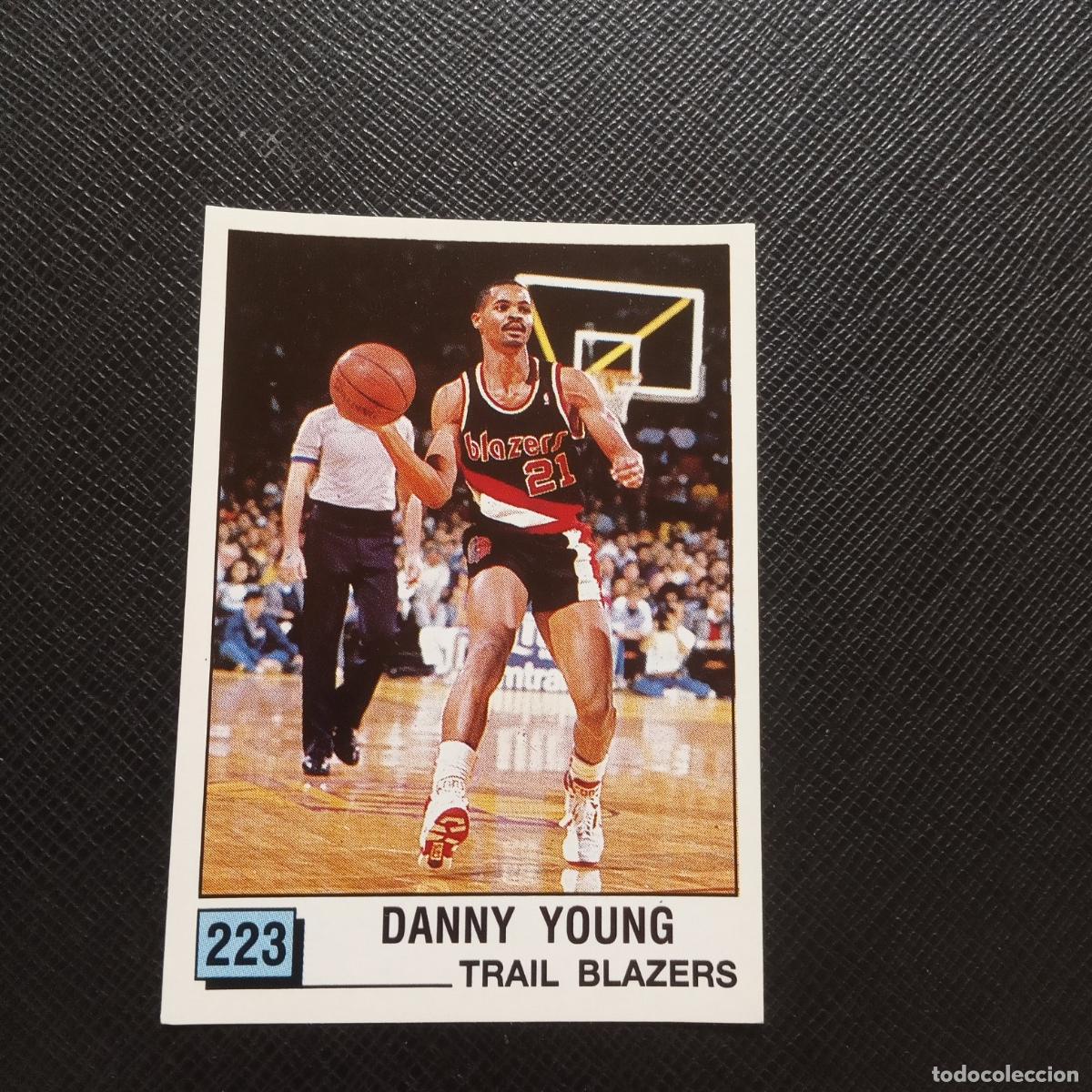 Coleccionismo deportivo: 223 DANNY YOUNG TRAIL BLAZERS PANINI 1990 BASKET NBA 90 CROMO BALONCESTO - SIN PEGAR - A53 PG352