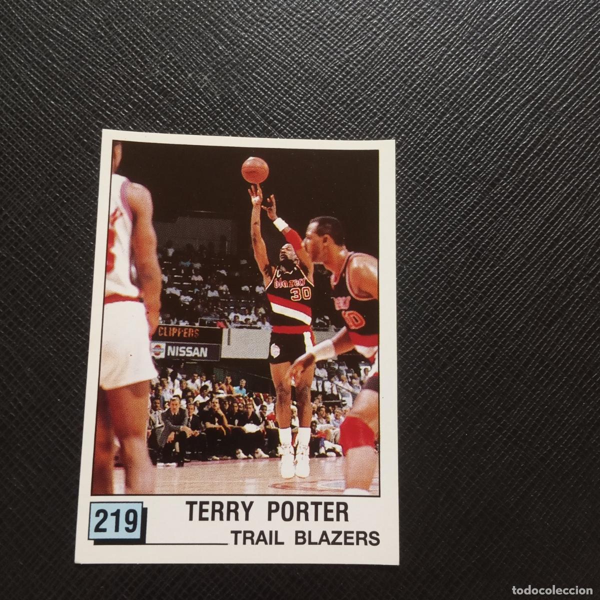 Collezionismo sportivo: 219 TERRY PORTER TRAIL BLAZERS PANINI 1990 BASKET NBA 90 CROMO BALONCESTO - SIN PEGAR - A53 PG352