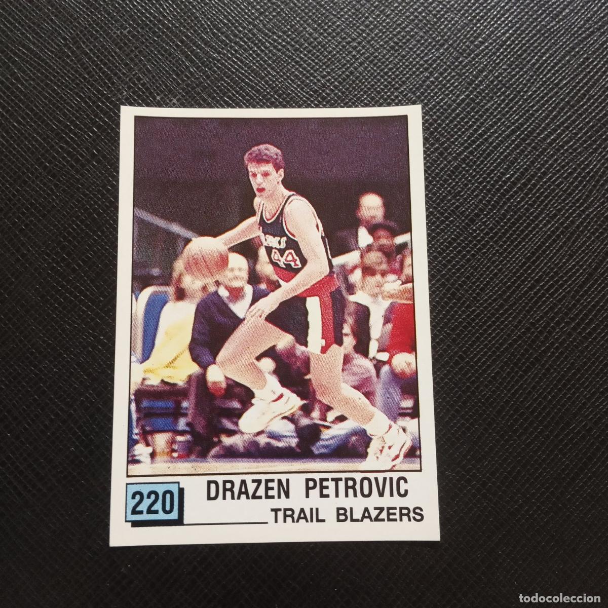 Collezionismo sportivo: 220 DRAZEN PETROVIC TRAIL BLAZERS PANINI 1990 BASKET NBA 90 CROMO BALONCESTO - SIN PEGAR - A53 PG352