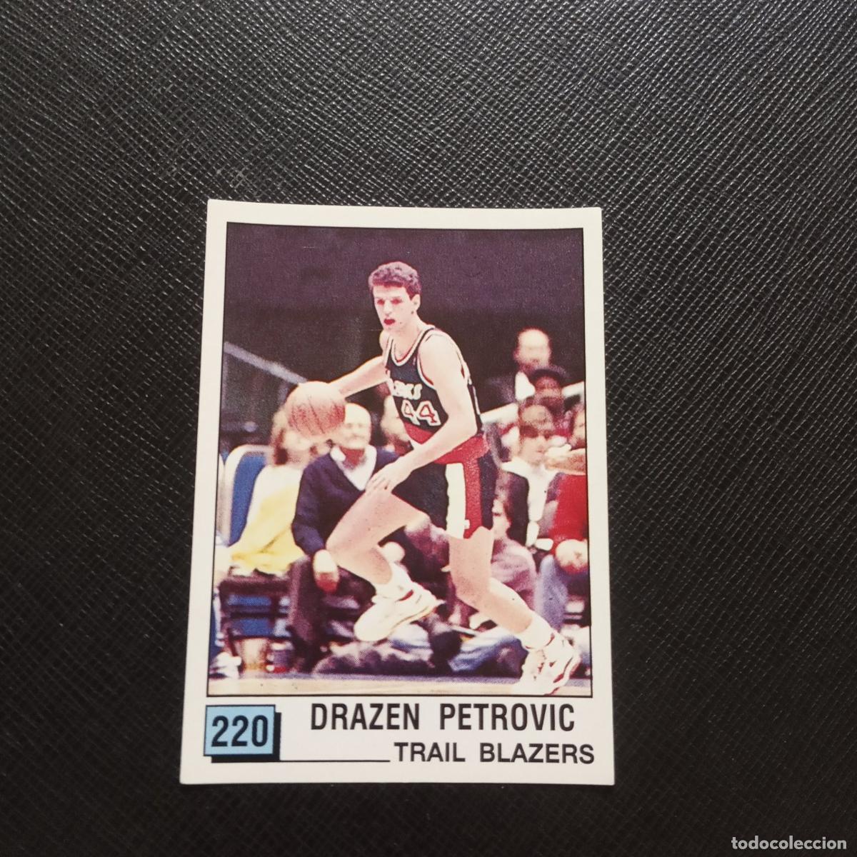 Collezionismo sportivo: 220 DRAZEN PETROVIC TRAIL BLAZERS PANINI 1990 BASKET NBA 90 CROMO BALONCESTO - SIN PEGAR - A53 PG370