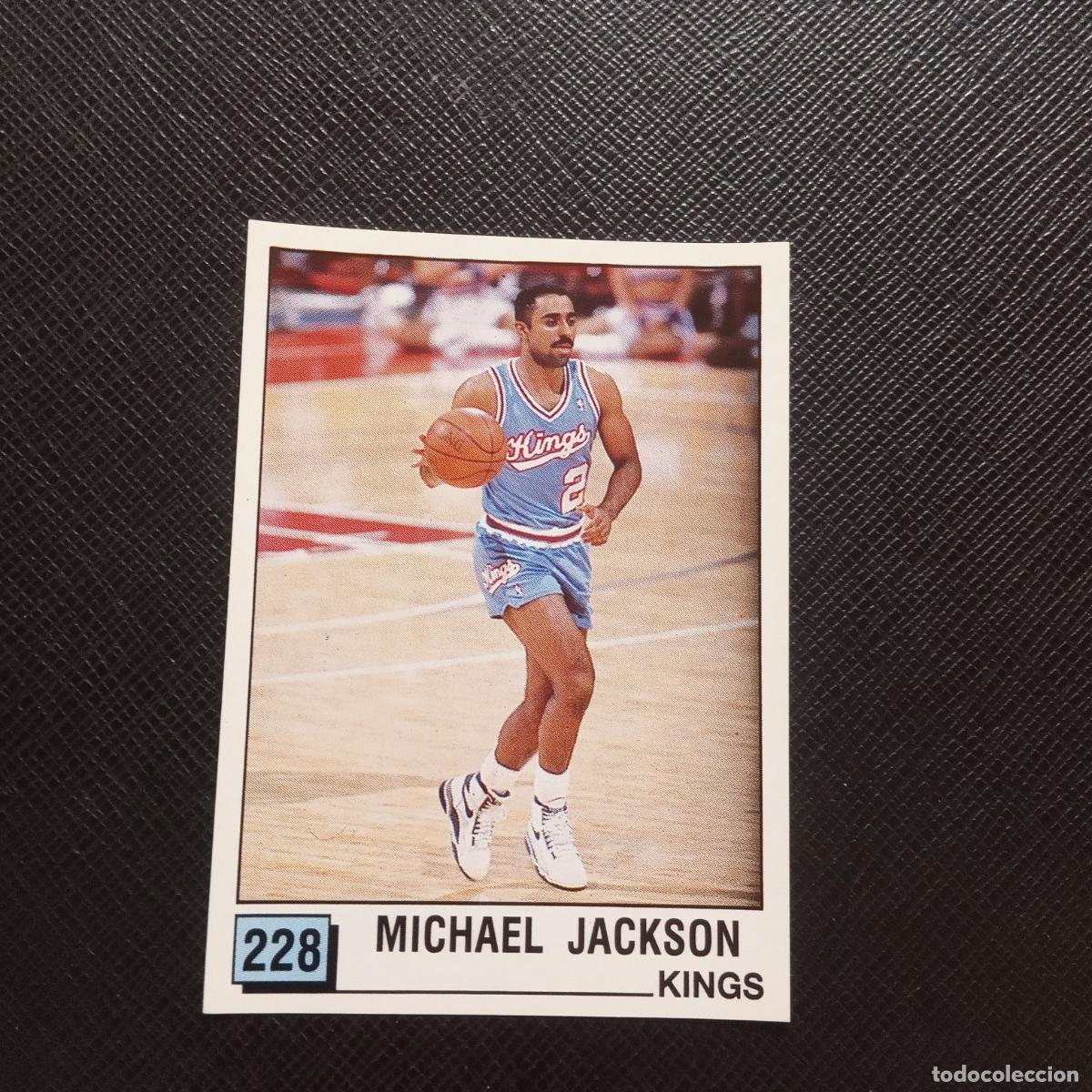 Coleccionismo deportivo: 228 MICHAEL JACKSON KINGS PANINI 1990 BASKET NBA 90 CROMO BALONCESTO - SIN PEGAR - A53 PG361