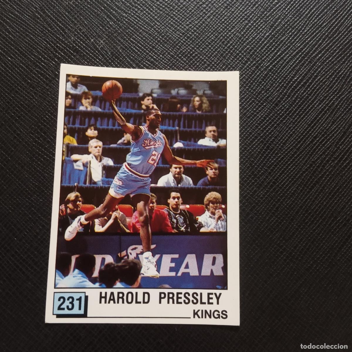 Coleccionismo deportivo: 231 HAROLD PRESSLEY KINGS PANINI 1990 BASKET NBA 90 CROMO BALONCESTO - SIN PEGAR - A53 PG361