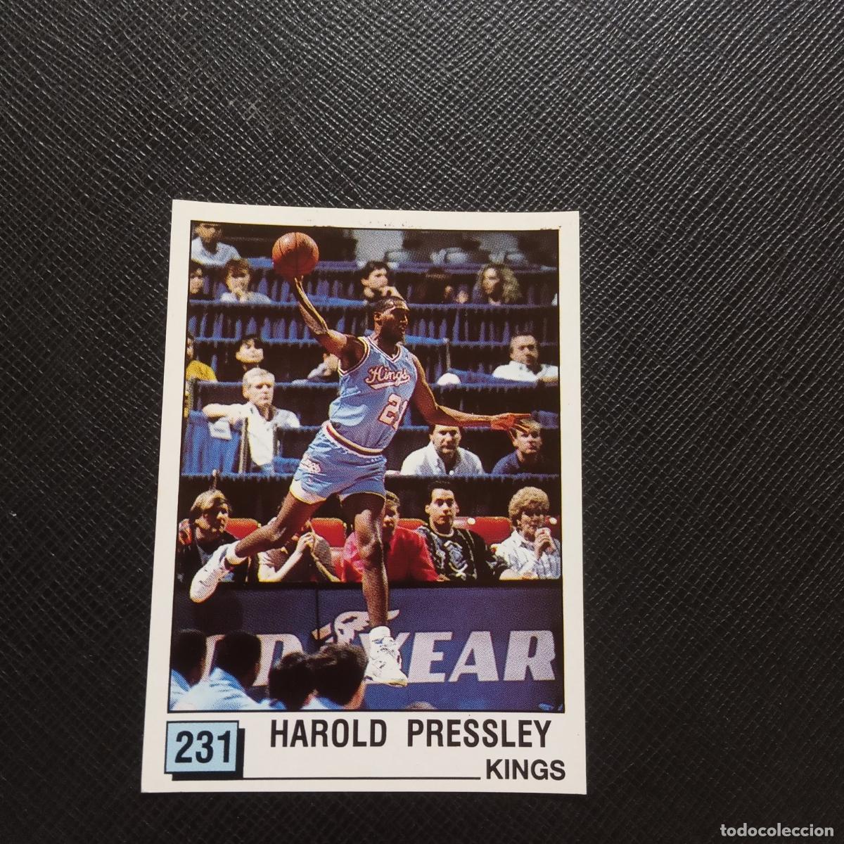 Coleccionismo deportivo: 231 HAROLD PRESSLEY KINGS PANINI 1990 BASKET NBA 90 CROMO BALONCESTO - SIN PEGAR - A53 PG370