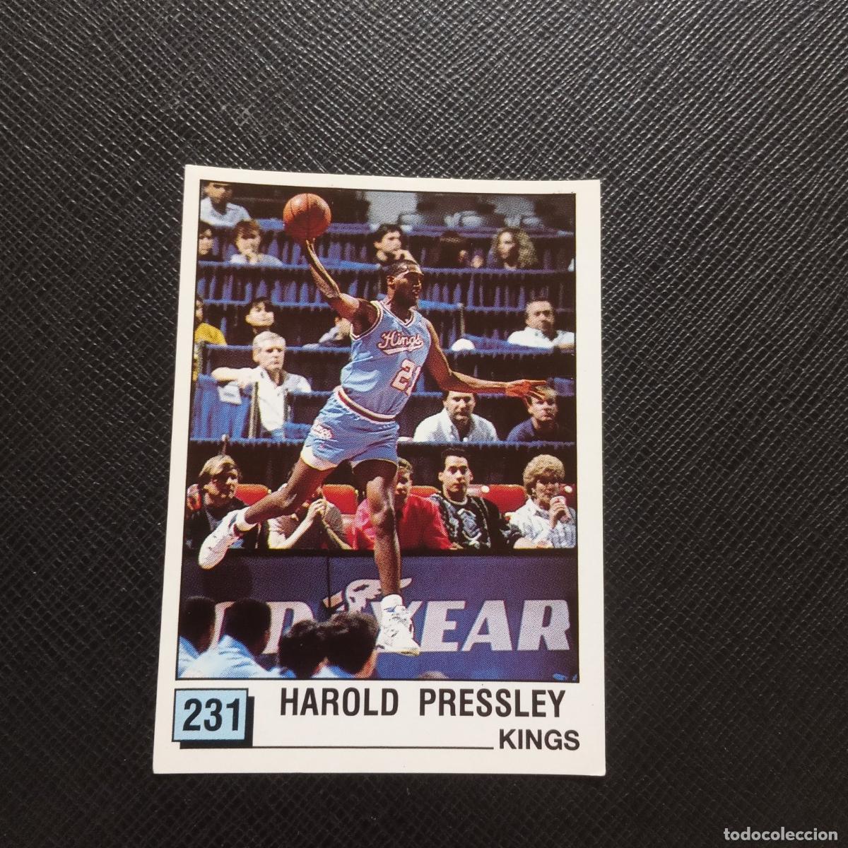 Coleccionismo deportivo: 231 HAROLD PRESSLEY KINGS PANINI 1990 BASKET NBA 90 CROMO BALONCESTO - SIN PEGAR - A53 PG370 B